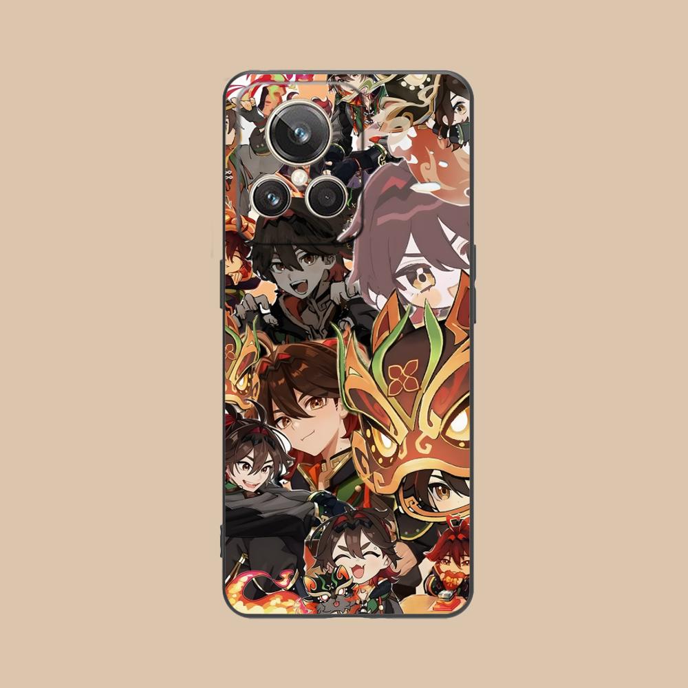 Game GI Gaming Mobile Phone Case for Realme GT 8 Neo Pro C75 73 71 C67 65 C55 53 C35 31 C20 15 Colorful Printing Cover Cover