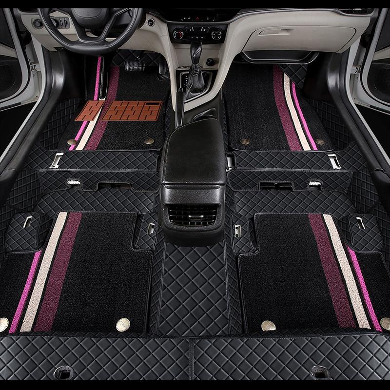 Sequoia 360 Aviation Floor Mats: Double-Layer, Detachable, Soft Pack with Tuck Edge Design.