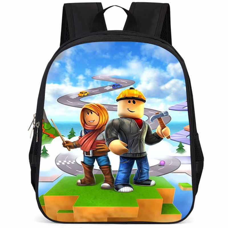 Школьный рюкзак Roblox большого объема, легкий, из Оксфордской ткани, для детей, мальчиков, девочек