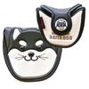 Sunbro Golf Putter Cover Golf Headcover Headcovers Character Baka Moe Akita Inu Mallet Type Magnetic Closure Black