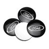 kcajq5 3D Car Styling Aluminum Emblem Car Wheel Center Hub Caps Dust Cover Sticker For Ford Focus MK2 MK3 Ranger Fiesta S MAX Mustang