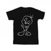 Looney Tunes Mens Tweety Pie Outline T-Shirt