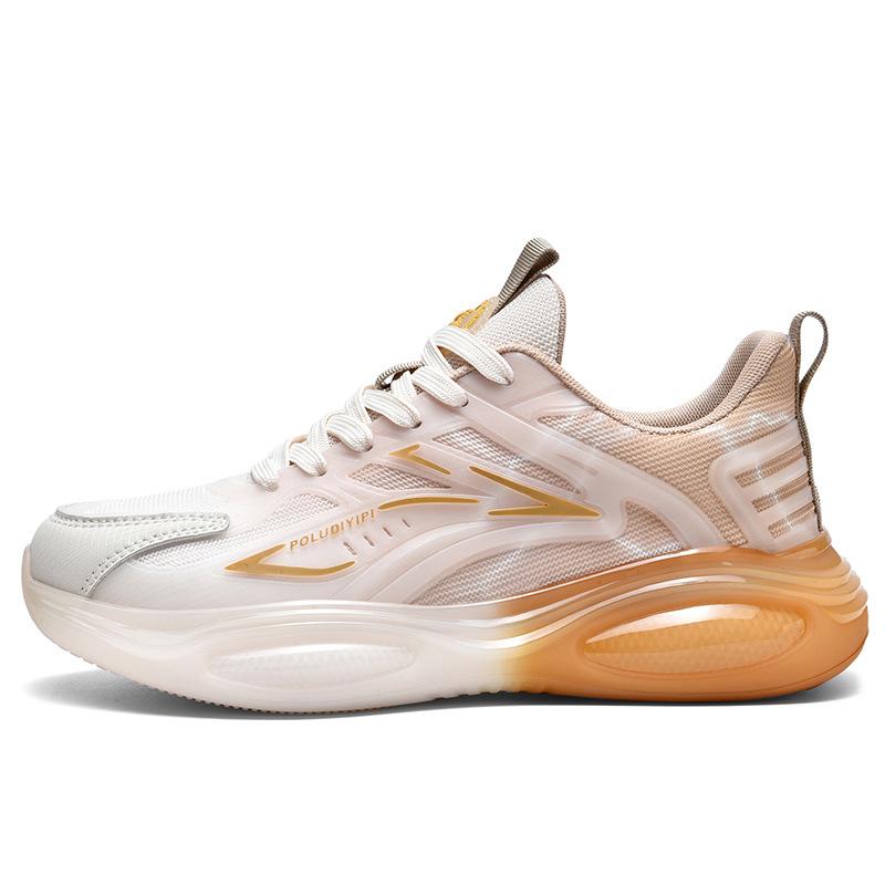 Popcorn men's shoes four seasons warm single shoes Putian coconut sneakers men's heightening dad shoes running shock absorption