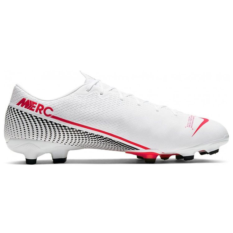 Nike Mercurial Vapor 13 Academy MG White Laser Crimson Men Sneakers Black AT5269-160