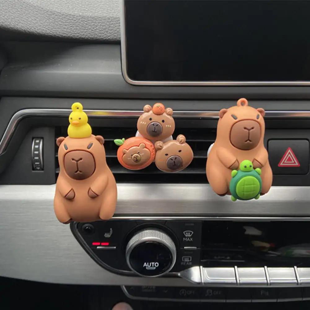 Прекрасный автомобильный воздуховод, ароматизатор, освежитель воздуха, украшение-капибала, зажим для ароматизатора воздуха, диффузор духов, декоративные аксессуары