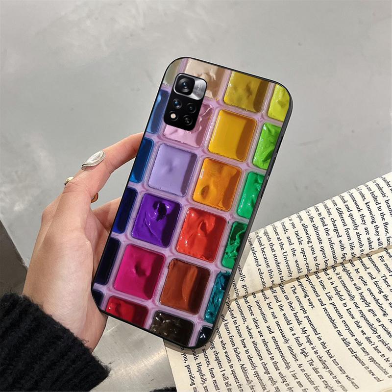 Цвета Красочная Коробка Чехол для Телефона Carcasa Funda для Xiaomi Redmi note 14 ProPlus 14 13 12 11 10 Pro 14S 12S 11S Redmi 14C 13C
