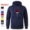 Men's Multi - Color Printed Pocket Sports Fitness Fashionable Casual Sweatshirt Hoodie Pullover