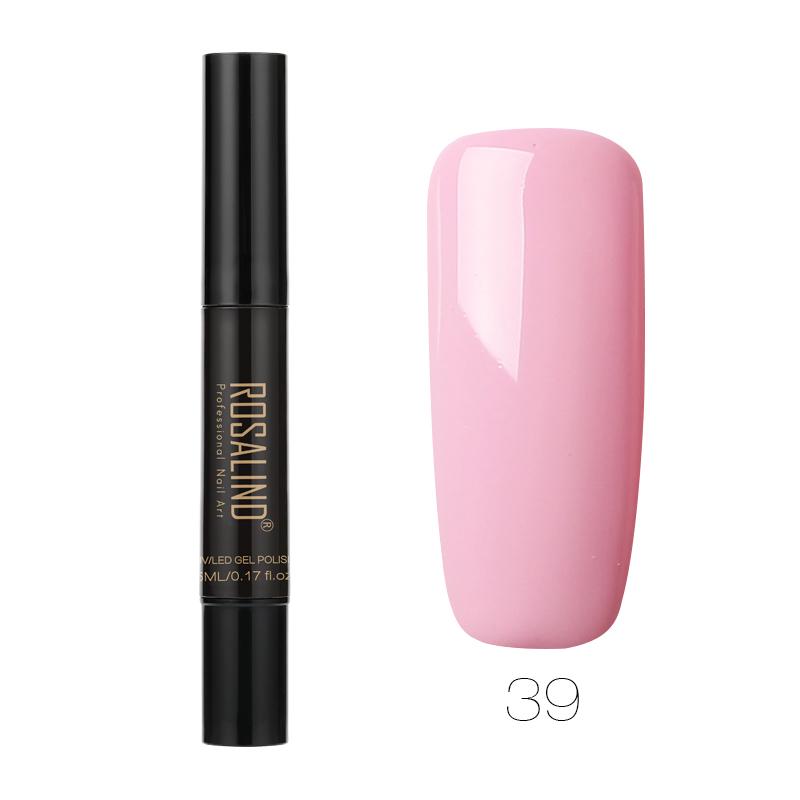 ROSALIND Гель-лак для ногтей 5 мл 01-58 Soak Off Top White Brush Pen Nails Art Полуперманентный УФ-гель