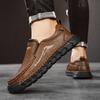 Мода 2024 Новые мужские лоферы слипоны Натуральная кожа Мужская повседневная обувь Нескользящая Офисная обувь для бизнеса Высококачественная мужская обувь для вождения