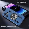 Для Realme GT Neo6 Neo 6 SE Rock Sand Ice Магнитный рассеиватель тепла матовый чехол для ПК с защитой от отпечатков пальцев дышащий охлаждающий чехол в виде ракушки
