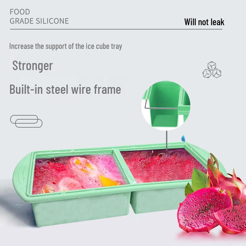 Di Ruien Silicone Ice Cube & Food Storage Container with Lid