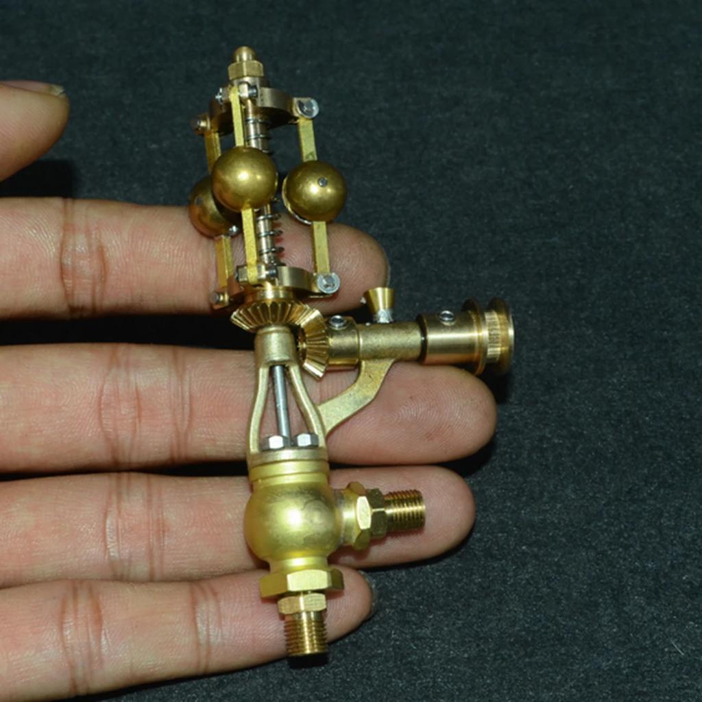 Mini Brass Steam Engine Model Flying Ball Governor Physics Steam Power Educational Toy Birthday Gift