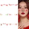 Face Tattoo Eye Makeup Decal New Years Beauty Beauty Sticker Cute Face Stickers  Makeup Stickers