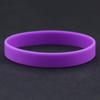 New Fashion Trendy Silicone Rubber Wristband Flexible Wrist Band Cuff Bracelet Bangle 1Pcs