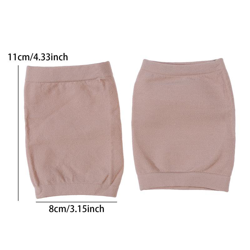 1/2Pair Heel Socks Foot Cover Moisturizing Anti-wear Anti-dry Cracking Half Short Socks Heel Cover Pads Heel Protector Cover