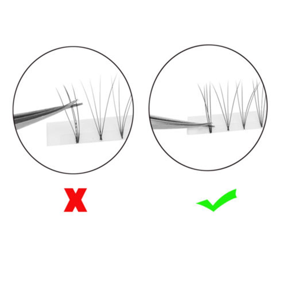 Перманентные накладные ресницы C/DCurl толщиной 0,07 из искусственного меха норки готовые объемные веера для наращивания ресниц