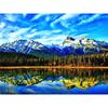 5d алмазная живопись Новое поступление Снежная гора озеро пейзаж полная алмазная мозаика пейзаж рукоделие домашний декор