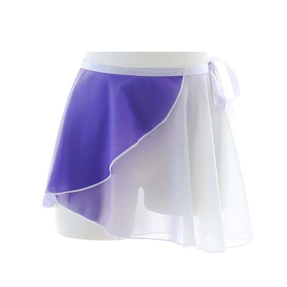 Юбка балетная из шифона, один размер, юбка для балета и танцев, новая гимнастическая юбка для женщин