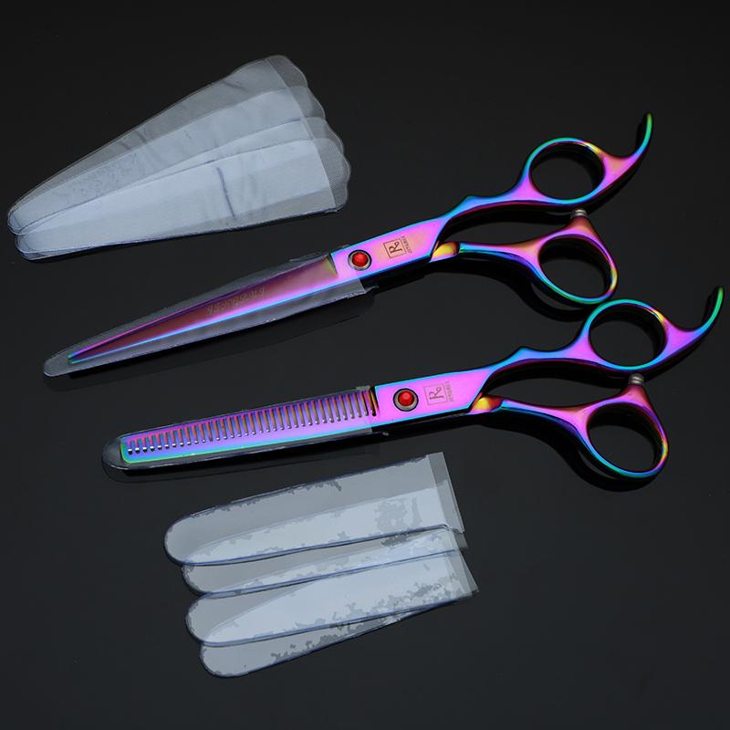 100pcs/lots Hair Scissor Head Protectors for 6-10 inch Hair Scissors PVC Head Bag for Pet Scissors Hairdressing Accessories