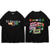Ed Sheeran Mathematics Tour Merch T Shirt Harajuku Y2k Oversized Short Sleeve T-shirt Men Women Casual Beathable Top
