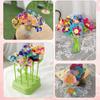 1 Набор Сделай сам Букет из тканевых цветов Набор Детская Ручная работа Красочный Цветок Изготовление Игрушка Малыши Девочки Развивающий Цветочный Букет Искусство Ремесла Занятия Игрушка