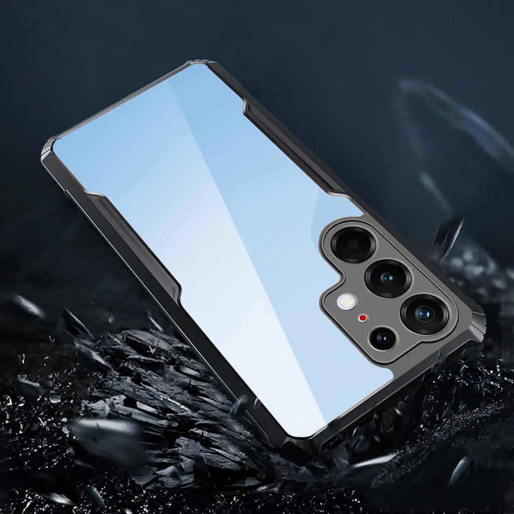 Прозрачный акриловый чехол для телефона Samsung Galaxy S26 S25 Ultra Plus S25 FE Edge, пылезащитный, тонкий, с подушкой безопасности, прочный, противоударный