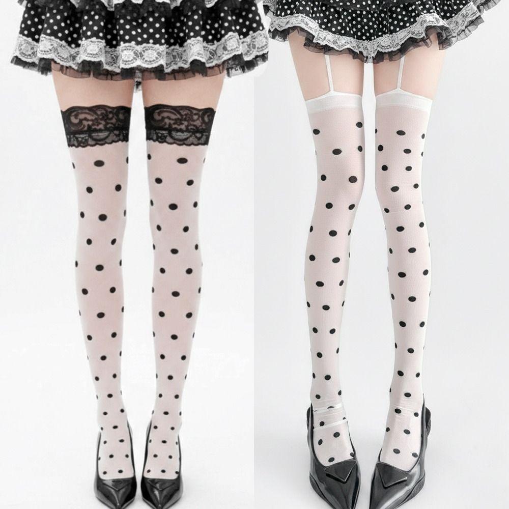 Breathable Thigh High Stockings Lace Trim Sexy Stockings Perfect Over Knee Stockings For Women