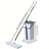 4 Piece Magic Spin Mop and Bucket System 360 Degree Flat Head Mop Wet/Dry Floor Cleaner for Kitchen Bathroom Living Room Wood