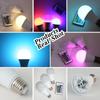 NEW 16 Colors RGB Bulb LED Multicolor Bulb E27 Base 220V Household Lighting Dimmable 24 Key Remote Control Atmosphere Neon Light