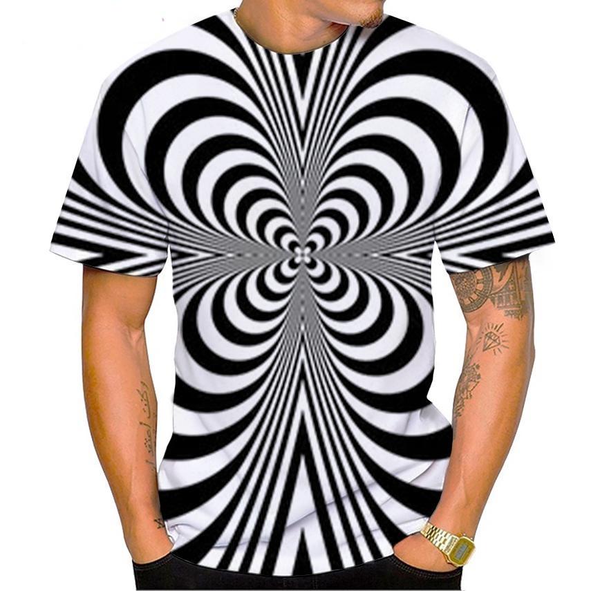 New Vertigo Fashion 3d Print Men Casual Hip-hop Cool T-shirt Vertigo Hypnotic Unisxe Funny Short-sleeve T-shirt Male/female Top