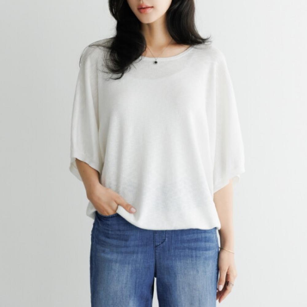 Dedra Round Neck Viscose Knit Knf3029