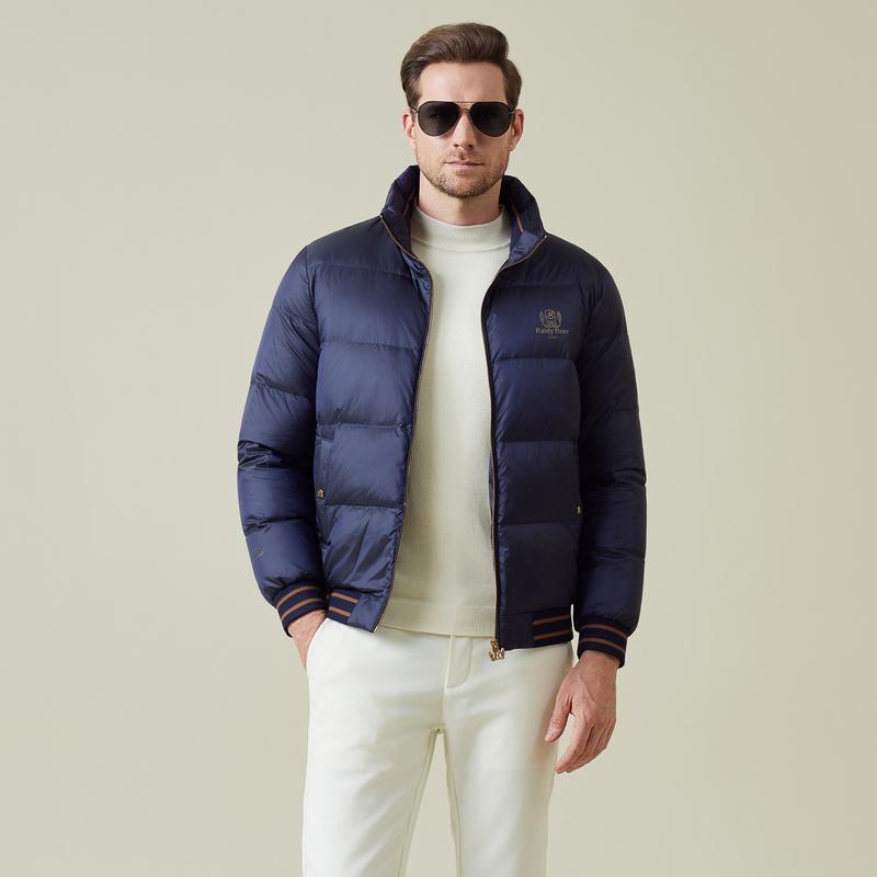Daduo Duck Down 2025 Winter Men's Jacquard Down Jacket