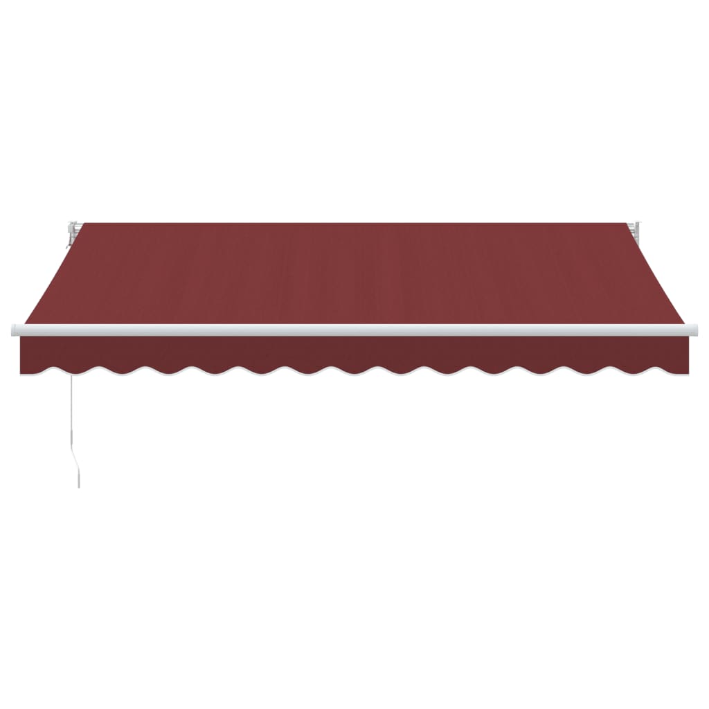 Manual Awning Burgundy Red 350 x 250 cm