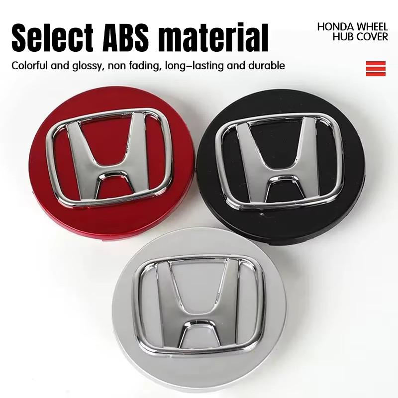 kymcz10 4Pcs Car Wheel Hub Cover Rim Center Cap Accessories For Honda Civic Fit Jazz Accord Pilot CRV Odyssey Passport City Shuttle HRV