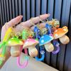 Creative Lucky Resin Mushroom Key Chain Lady Cute Car Bag Pendant Keyrings Accessories Gifts