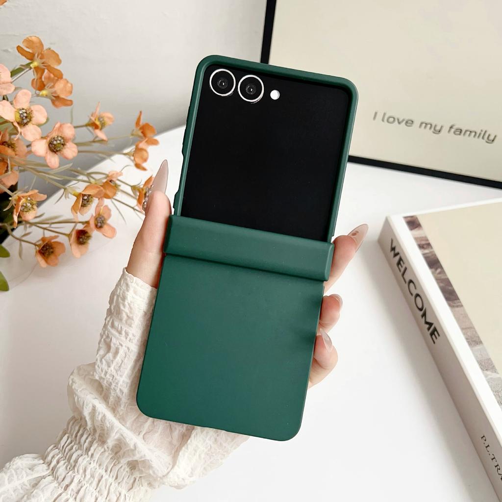 Чехол Dopamine Candy Color Матовый для Samsung Galaxy Z Flip 7 6 5 Flip 4 3 5G с защитой шарнира, Жесткая задняя крышка