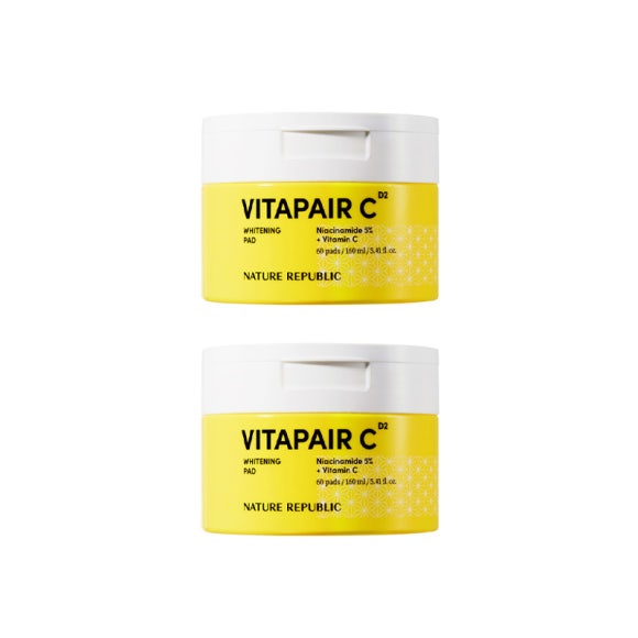 Nature Republic Отбеливающая подушечка VitapairC (60 листов) 160ml (3 варианта)