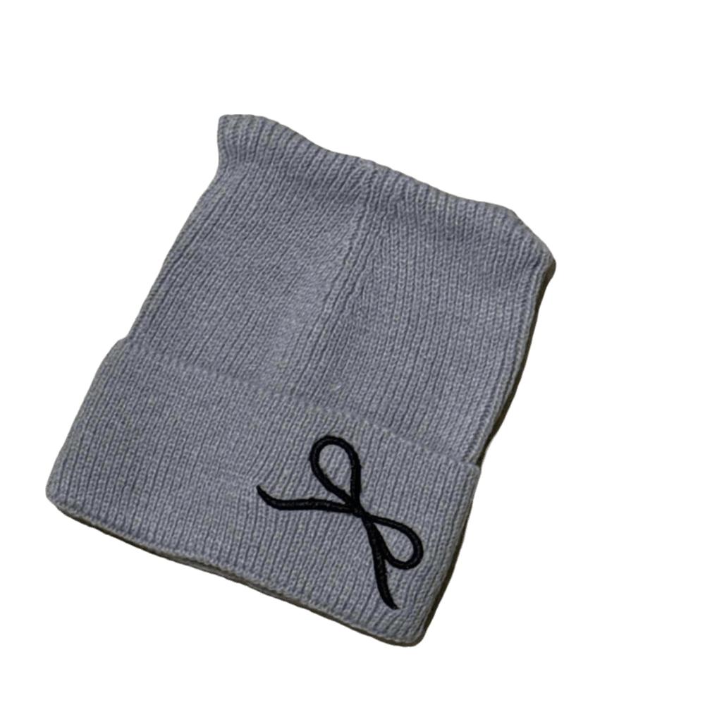 Thickened Cat Ear Beanie Windproof Knitted Skullies Soft Knitted Woolen Hat Ladies