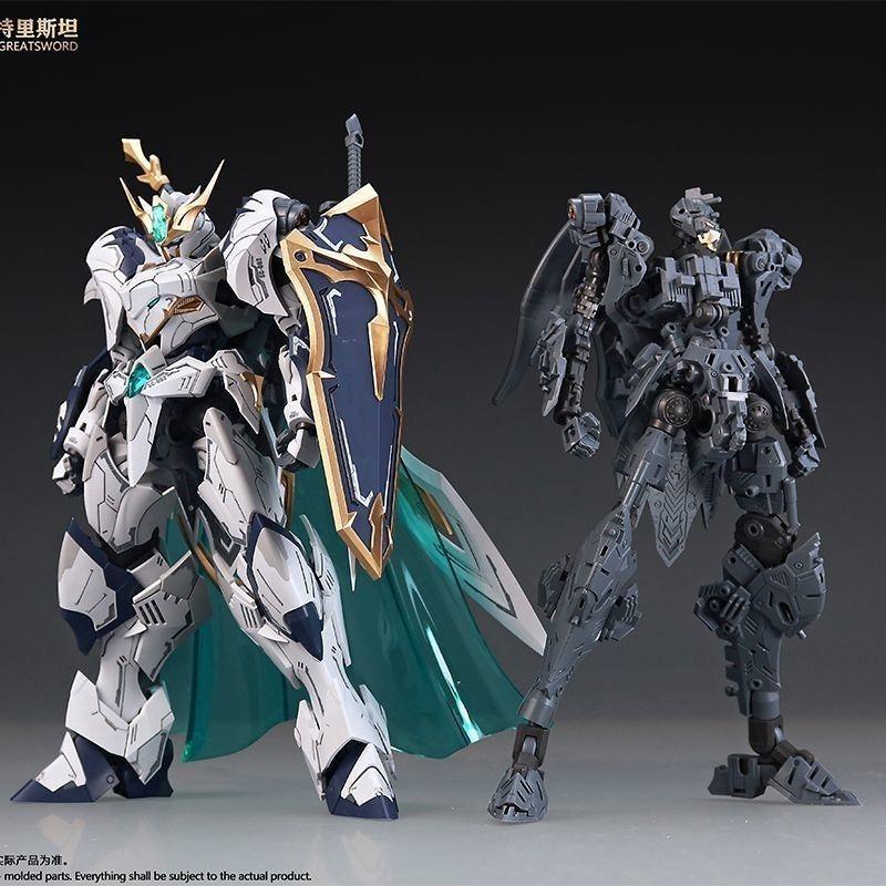 SNAA HG 1/144 SC-002 ТИТАНОВЫЙ ДВУРУЧНЫЙ МЕЧ ТРИСТАН Модель Рыцари Круглого стола ПВХ Статуя Игрушка Подарок Коллекция