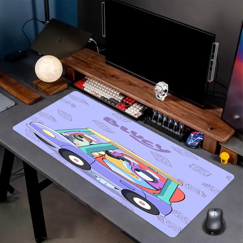 Bluey Theme Mouse Pad, Non Slip Rubber Base, Multifunctional Office & Home Decor, Perfect for Workspace Personalization.