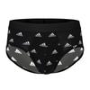 Adidas Logo Print Mid-Rise Comfortable Soft Breathable Briefs 3-Pack Men Underwear 4A1M01-913