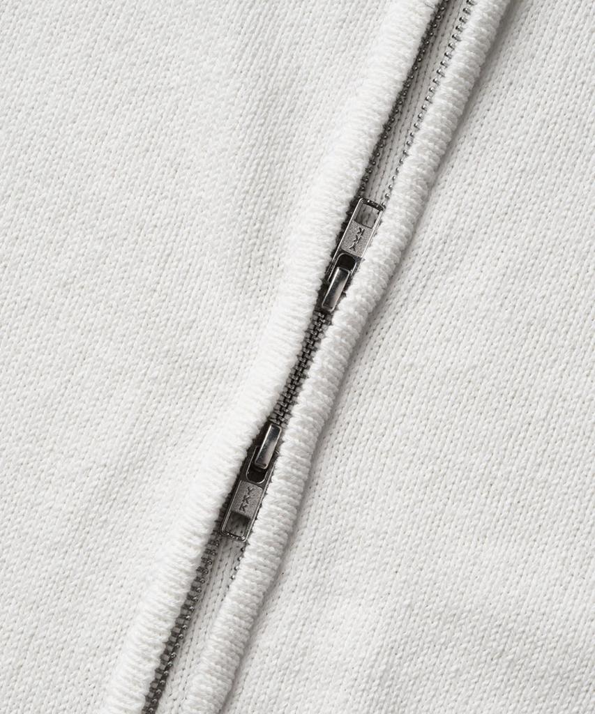 PARADIGMFILM [Ep.01] Damaged Japan Round Knit Zip-Up (Ivory)