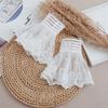 Lace Cuffs Decorative Sleeves for Female Teens Detachable False Sleeves Cuff Extension Trendy Clothing Wrist Accessories