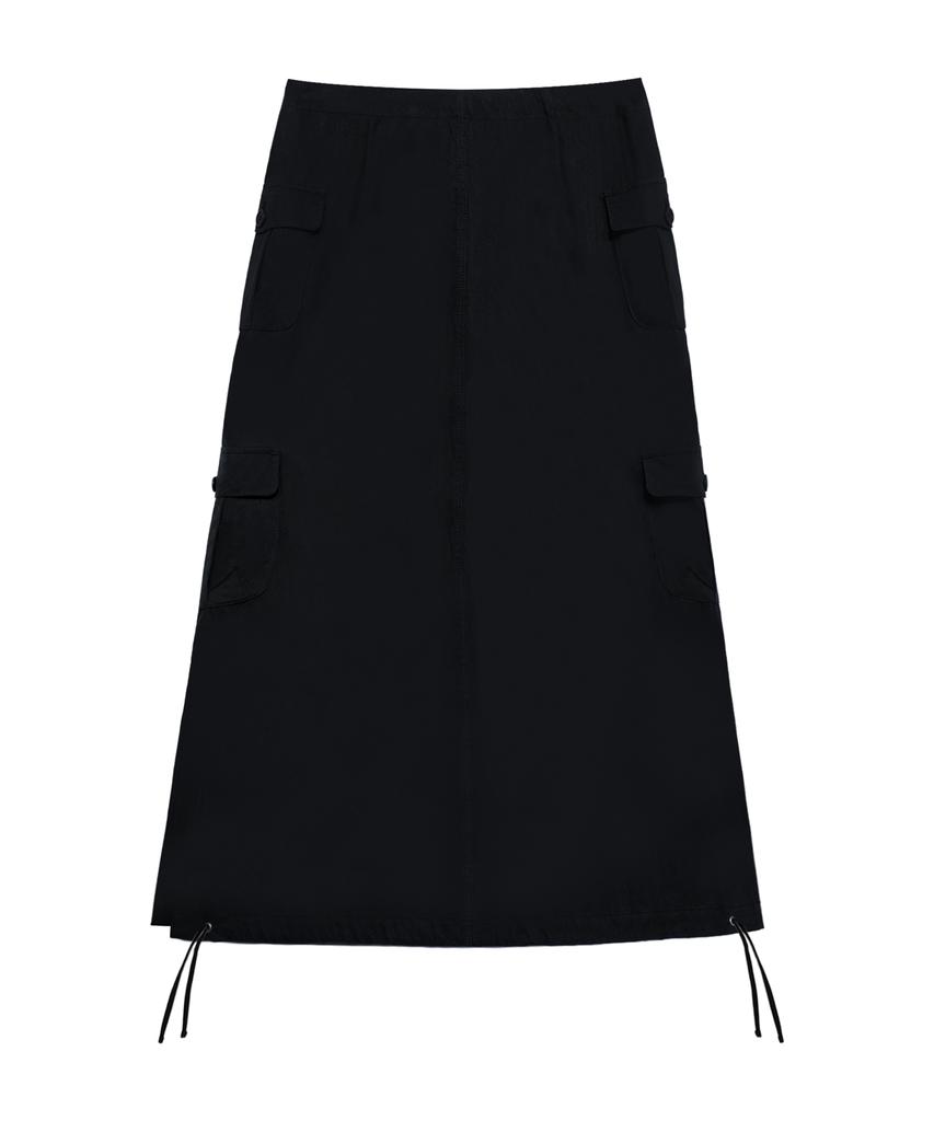 Mileko Corset Long Cargo Low Sk Black