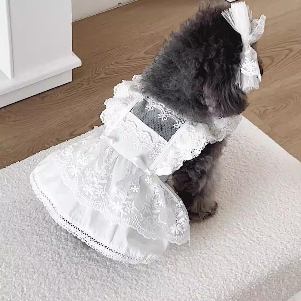 Soft Pet Summer Clothes Breathable Dog Vest Fashion Pet Princess Dress for Puppy Kittens