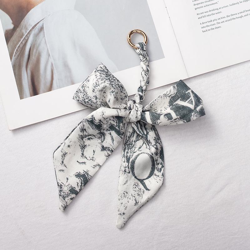 Detachable Bowknot Scarf Ribbon Bag Strap Charm