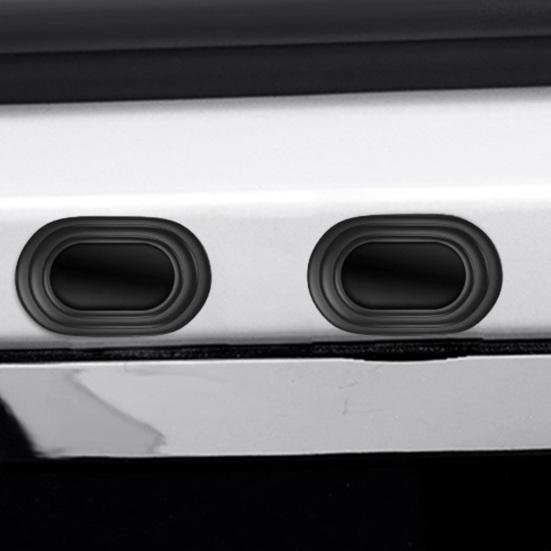 12 шт., амортизатор для двери автомобиля, шумопоглощающий клей, закрывающая дверь, полоса для предотвращения столкновений, наклейка на бампер, автодверный амортизатор, протектор, подушка, комплект