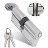Door Cylinder Lock Biased 3 Keys Anti-Theft Entrance Aluminum Door Lock Home Security Interior Bedroom Lock Cylinder
