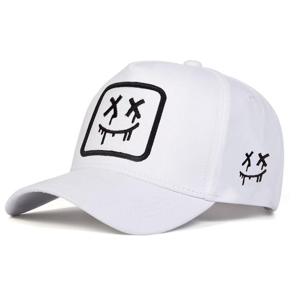 Мужская бейсболка с вышивкой мультяшного узора, пятипанельная, уличная, регулируемая, солнцезащитная, для отдыха, весна, осень, путешествия, туризм, пляжный отпуск