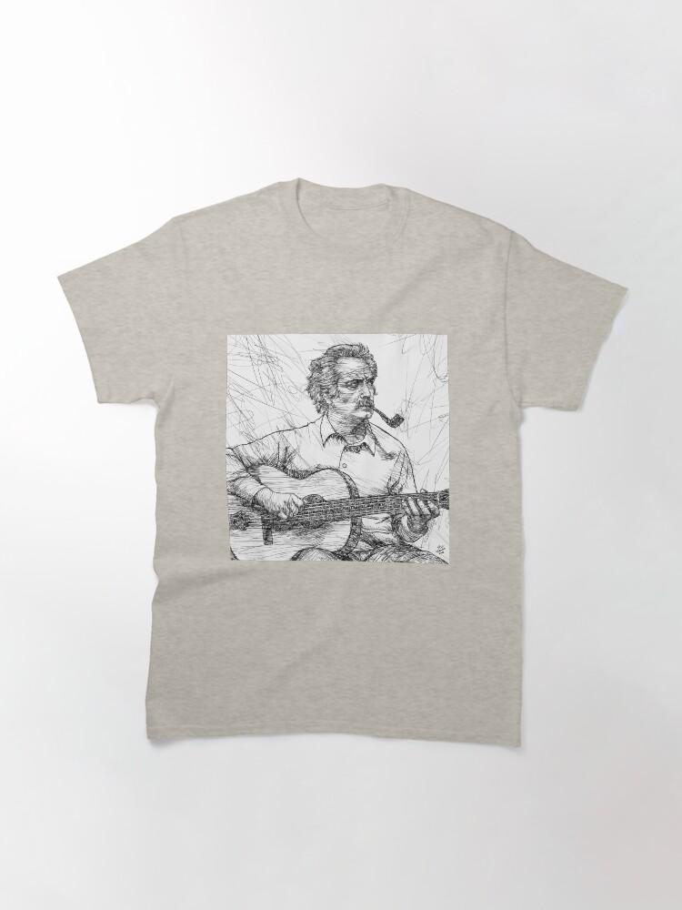 Georges Brassens GEORGES BRASSENS ink portrait .1 Classic T-Shirt